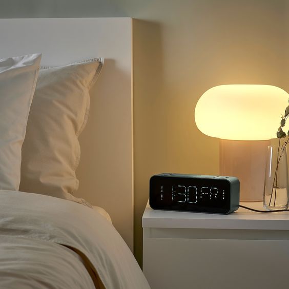 Digital Smart Back Light Table Mirror Alarm Clock